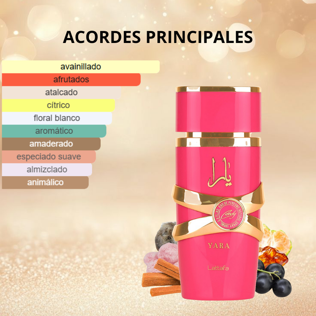 Perfume Árabe Yara Candy Lattafa 100ml