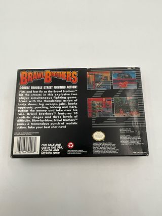 Brawl Brothers Super Nintendo SNES