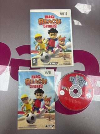 Videojuego Wii Big Beach Sports