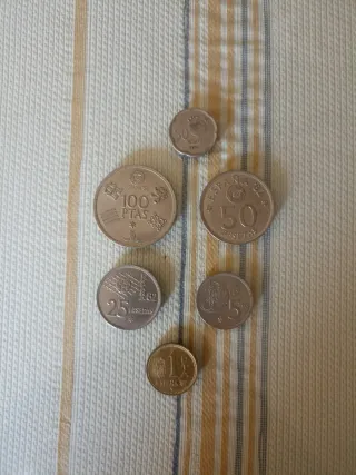 Lote monedas Mundial 82
De regalo moneda 92