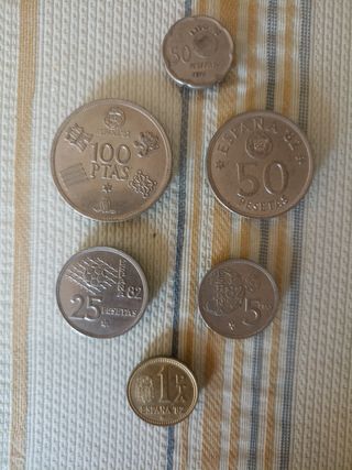 Lote monedas Mundial 82
De regalo moneda 92