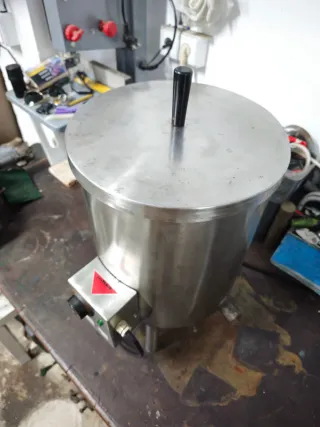 Recuperador de ceras microfusion. Inox