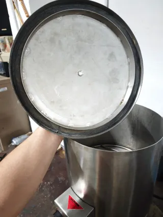 Recuperador de ceras microfusion. Inox