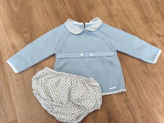 Conjunto Pangasa azul 9 meses