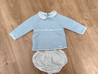 Conjunto Pangasa azul 9 meses