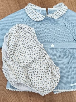 Conjunto Pangasa azul 9 meses