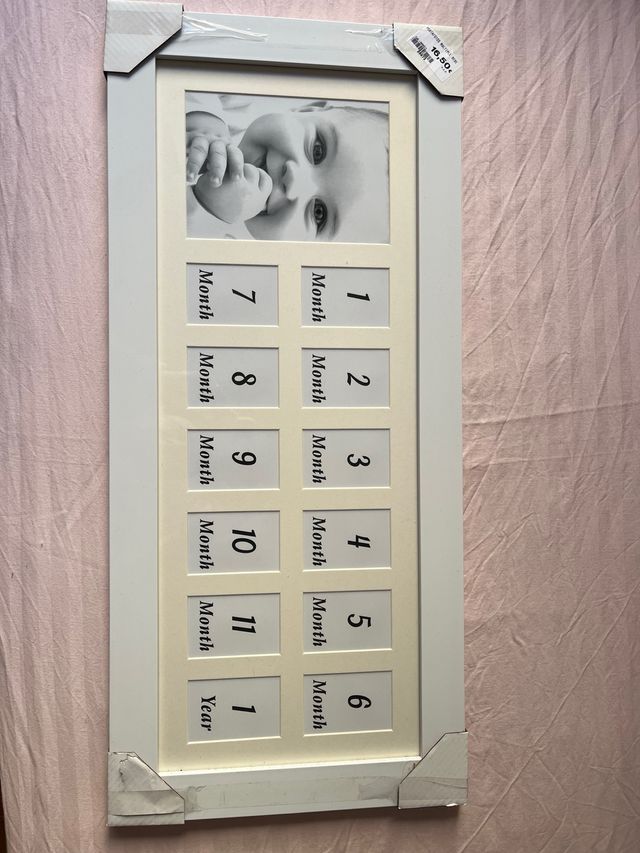 Marco fotos bebé meses