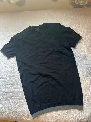 Camiseta Massimo Dutti Negra