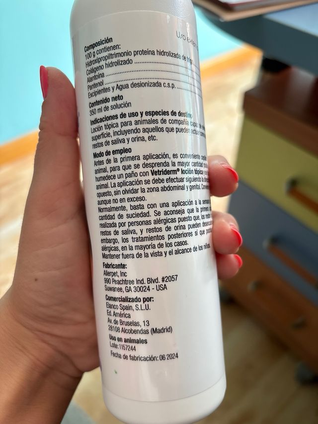 Vetriderm loción tópica Elanco