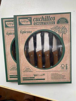 Coltelli da bistecca Arpy Mango Wood 6 pezzi