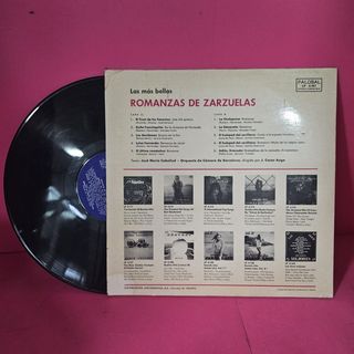 Vinilo Jose MªCabellud "Las mas bellas romanzas de zarz