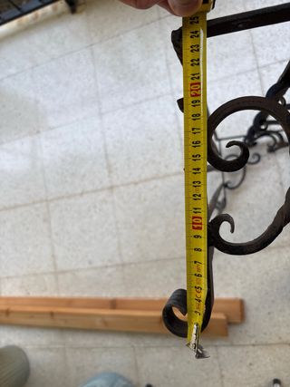 Perchero de forja para pared