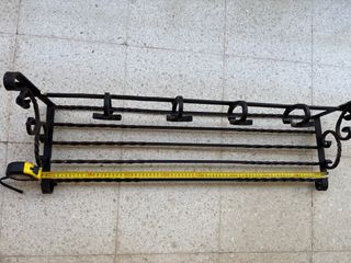 Perchero de forja para pared