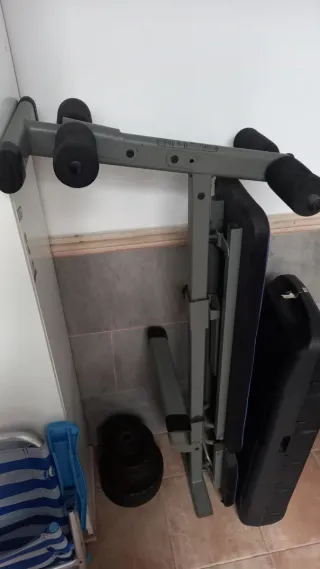 Set de pesas gimnasio