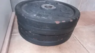 Set de pesas gimnasio