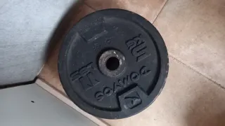 Set de pesas gimnasio
