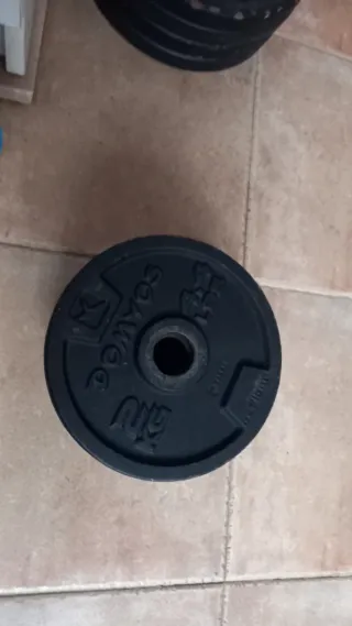 Set de pesas gimnasio