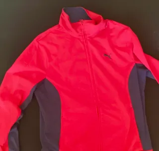 Chaqueta Puma Rosa y Gris Talla M