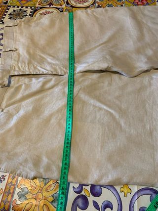 Pantaloni uomo beige estivi tg 5XL. (54it)