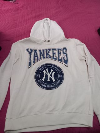 Sudadera New York Yankees Blanca