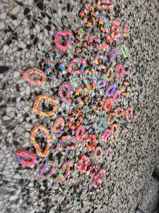 Pulseras de ligas para niñas
