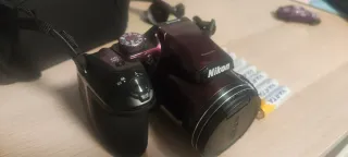 Cámara Nikon Coolpix B500 Negra/Morada