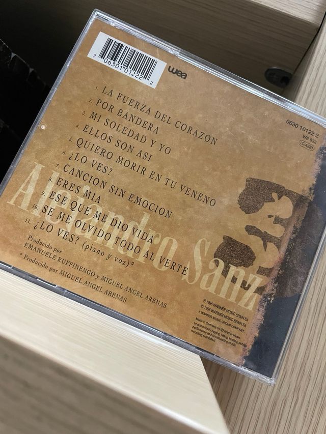 Lote 2 CDs Alejandro Sanz