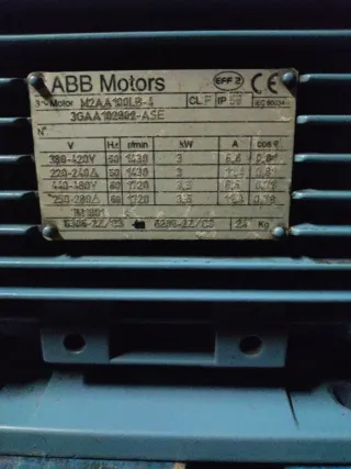Motor Eléctrico ABB 4 CV