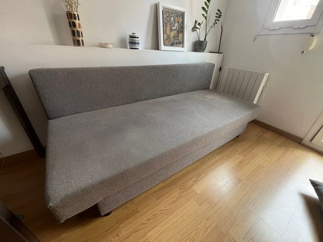 Sofá Cama Gris 3 Plazas