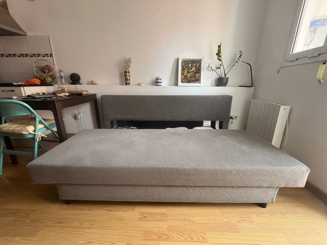 Sofá Cama Gris 3 Plazas