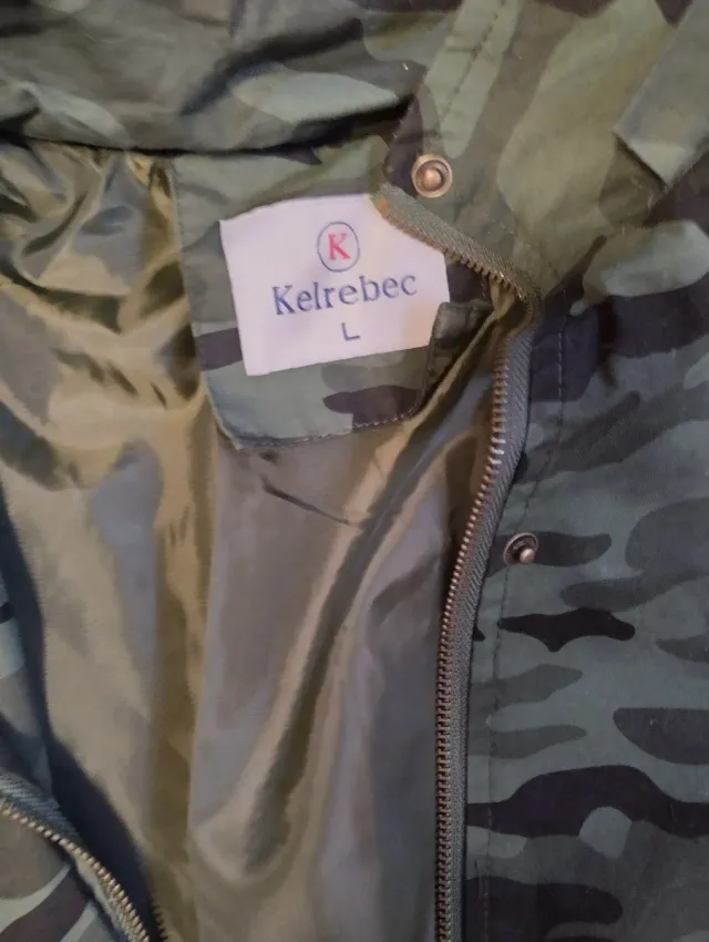 Cazadora camuflaje verde