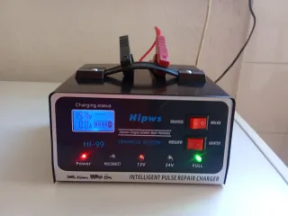 Cargador Batería Coche Moto 12 24 

