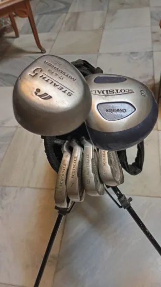 Bolsa de golf y palos mujer