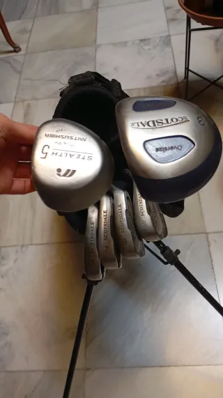 Bolsa de golf y palos mujer
