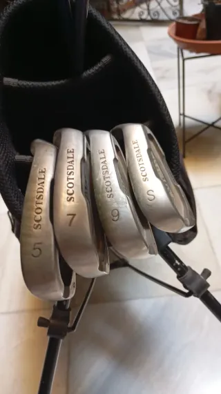 Bolsa de golf y palos mujer
