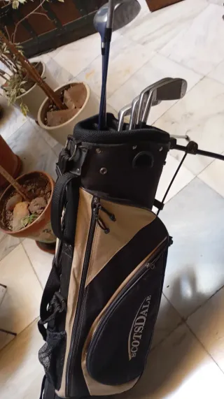 Bolsa de golf y palos mujer