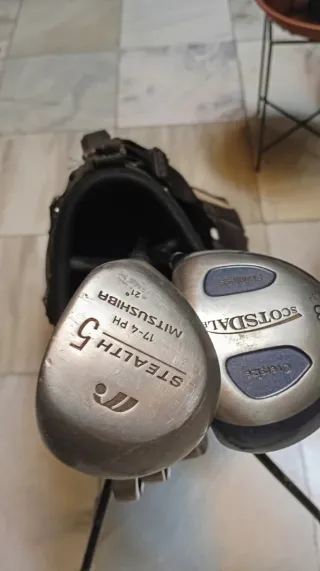 Bolsa de golf y palos mujer