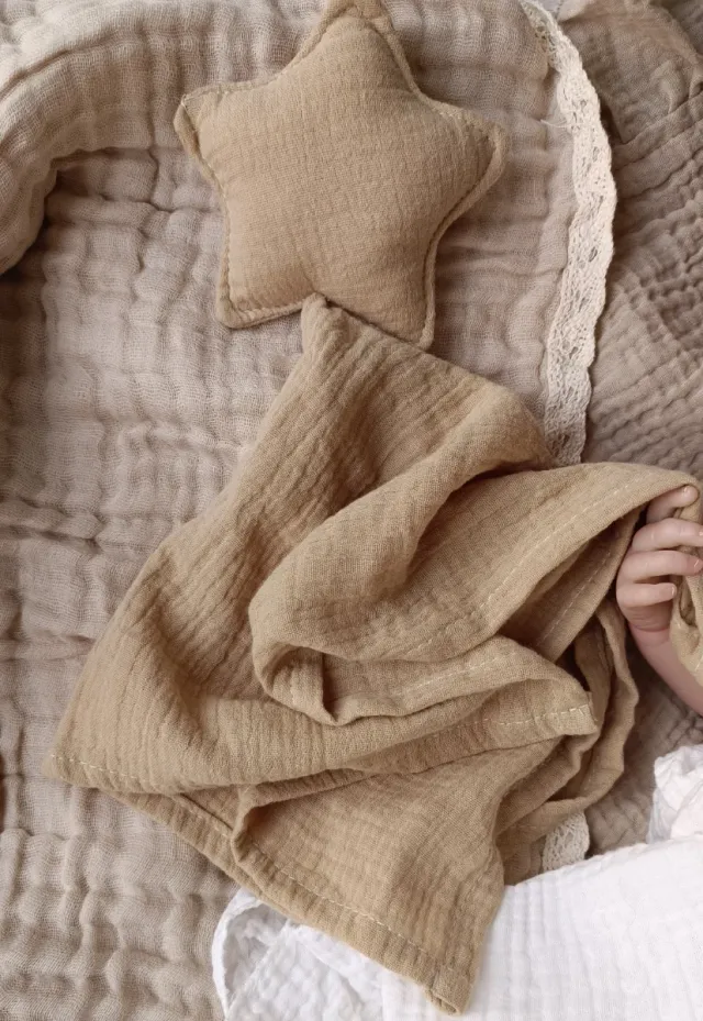 Doudou Manta Apego Beige Estrella