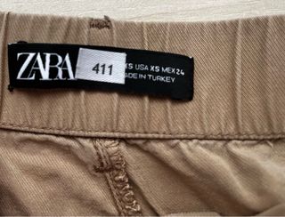 Pantalón corto Zara marrón fino