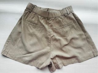 Pantalón corto Zara marrón fino