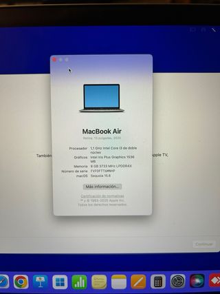MacBook Air 13 Intel i3 2020