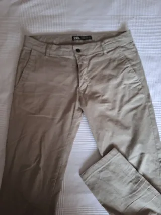 Pantalón Chino Zara Hombre Talla 42 