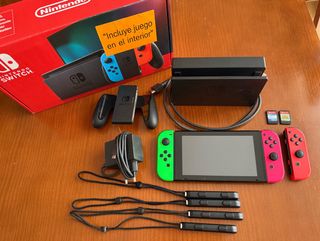 Nintendo Switch con accesorios