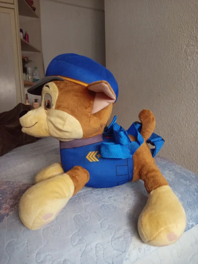 Peluche Perro Patrulla Canina Mochila