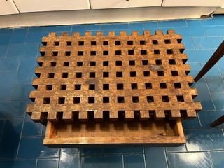 Mesitas de madera para restaurar