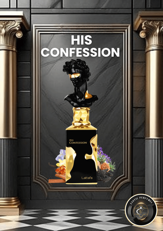 His Confession Perfume 100ml Lattafa Perfume Árabe