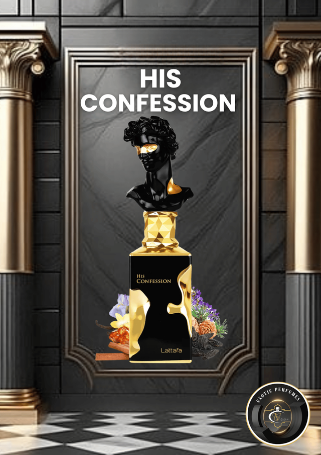 His Confession Perfume 100ml Lattafa Perfume Árabe