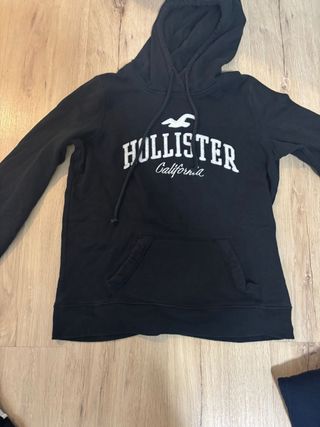 Sudadera Hollister Talla S Negra