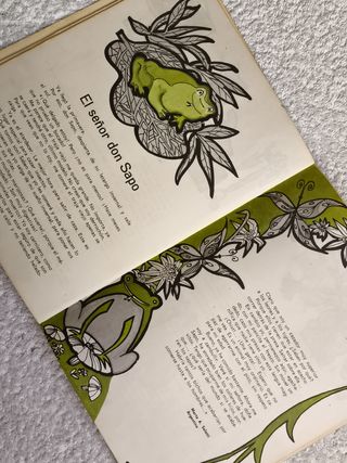 ANTIGUO LIBRO LECTURA ESCOLAR INFANTIL 1° EGB 1970