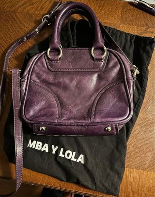 Bolso Bimba y Lola Vintage Morado Plata